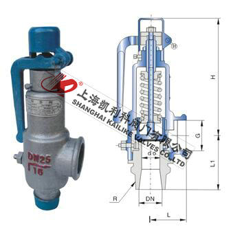 A27H、A27W、A27Y彈簧微啟式外螺紋安全閥